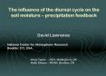 The influence of the diurnal cycle on the soil moisture precipitation feedback