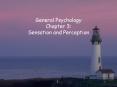 General Psychology Chapter 3: Sensation and Perception