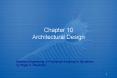 Chapter 10 Architectural Design