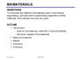 BIOMATERIALS