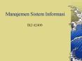 Manajemen Sistem Informasi