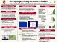 PEG Hydrogel Coating for Urinary Catheters B' Mulawka, B' Roedl, P' Schenk, D' Patel Advisor: Profes