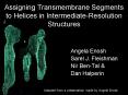 Assigning Transmembrane Segments to Helices in IntermediateResolution Structures