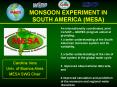 MONSOON EXPERIMENT IN SOUTH AMERICA MESA