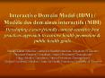 Interactive Domain Model IDM Modle des domaines interactifs MDI Developing a userfriendly contextsen