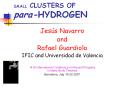 SMALL CLUSTERS OF paraHYDROGEN