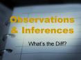 Observations