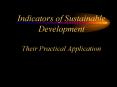 Indicators of Sustainable Development Their Practical Application
