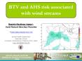 BTV and AHS risk associated with wind streams