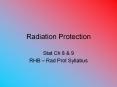 Radiation Protection