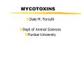 MYCOTOXINS