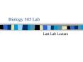 Biology 305 Lab