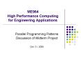 ME964 High Performance Computing for Engineering Applications