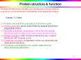 Protein structure