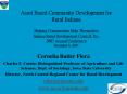 Asset Based Community Development for Rural Indiana Helping Communities Help Themselves Indiana Rura