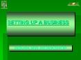 SETTING UP A BUSINESS