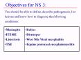Objectives for NS 3: