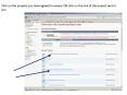 Click on the projects you have agreed to review' OR click on the link of the project sent to you'