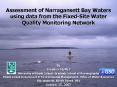 Assessment of Narragansett Bay Waters using data from the FixedSite Water Quality Monitoring Network
