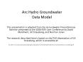 Arc Hydro Groundwater Data Model