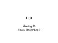 HCI