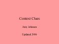 Context Clues
