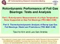 GAS FOIL BEARINGS FOR OILFREE ROTATING MACHINERY