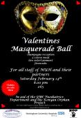 Valentines Masquerade Ball champagne reception 3 course meal live entertainment fireworks For all st