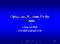 Optics and Routing for the Internet