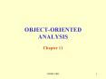 OBJECTORIENTED ANALYSIS
