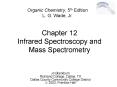 Chapter 12 Infrared Spectroscopy and Mass Spectrometry