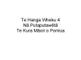 Te Hanga Wheku 4 Na Putaputaweta Te Kura Maori o Porirua
