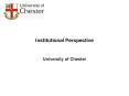 Institutional Perspective