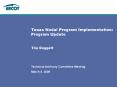 Texas Nodal Program Implementation: Program Update