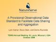 A Provisional Observational Data Standard to Facilitate Data Sharing and Aggregation