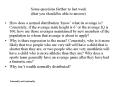 Some questions further to last week that you should be able to answer