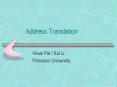 Address Translation