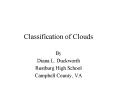Classification of Clouds