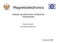 Magnetoelectronics