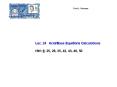 Lec' 24 AcidBase Equilibria Calculations