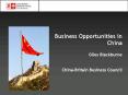 Business Opportunities in China Giles Blackburne ChinaBritain Business Council