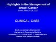 CHEMIOTERAPIA PRIMARIA DEL CARCINOMA DELLA MAMMELLA