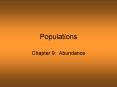 Populations