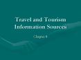 Travel and Tourism Information Sources