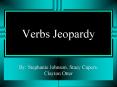 Verbs Jeopardy