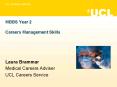 MBBS Year 2 Careers Management Skills