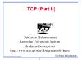 TCP Part II