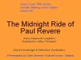 The Midnight Ride of Paul Revere