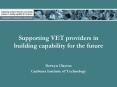 Supporting VET providers in building capability for the future