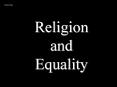 Religion and Equality